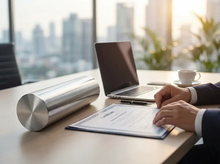 Сертификат на круг стальной